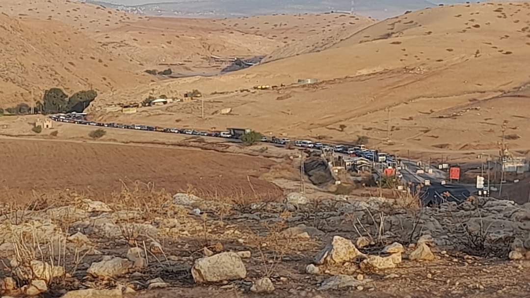 حاجز الحمرا شمال نابلس