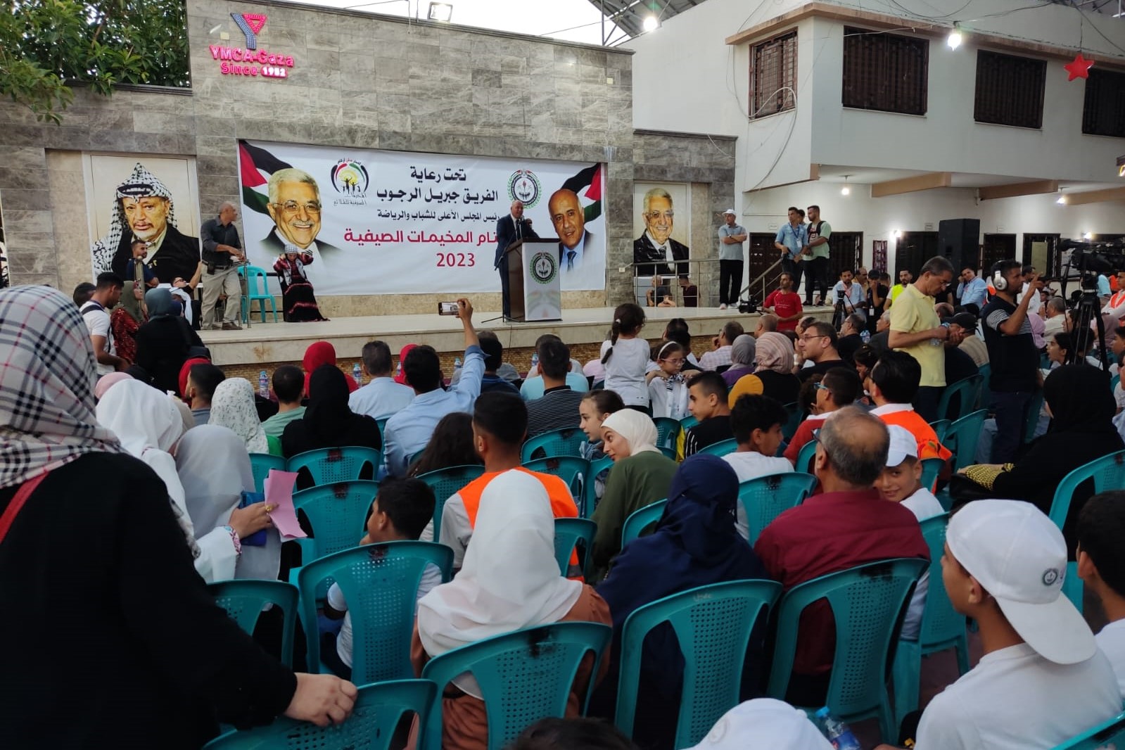 جانب من الحفل (تصوير: خضر الزعنون/وفا)