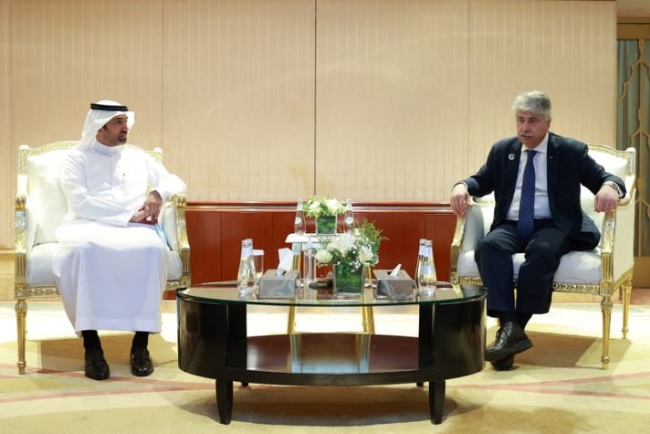 مجدلاني يلتقي نظيره السعودي أحمد الراجحي