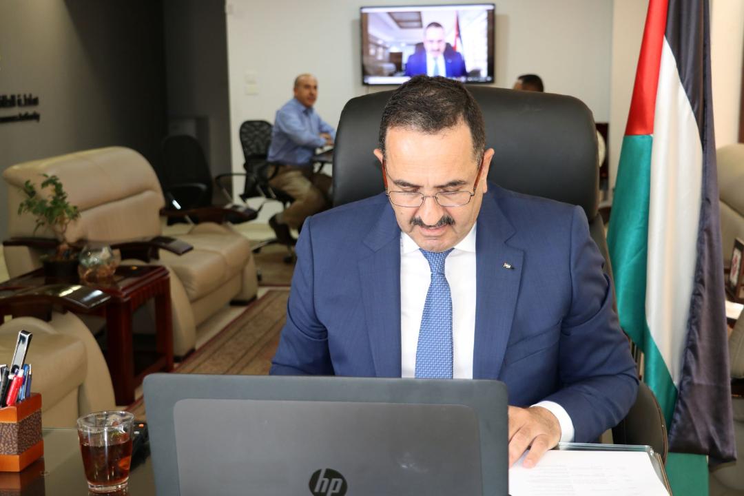 ملحم خلال مشاركته في المؤتمر الوزاري الثالث حول الطاقة للاتحاد من أجل المتوسط