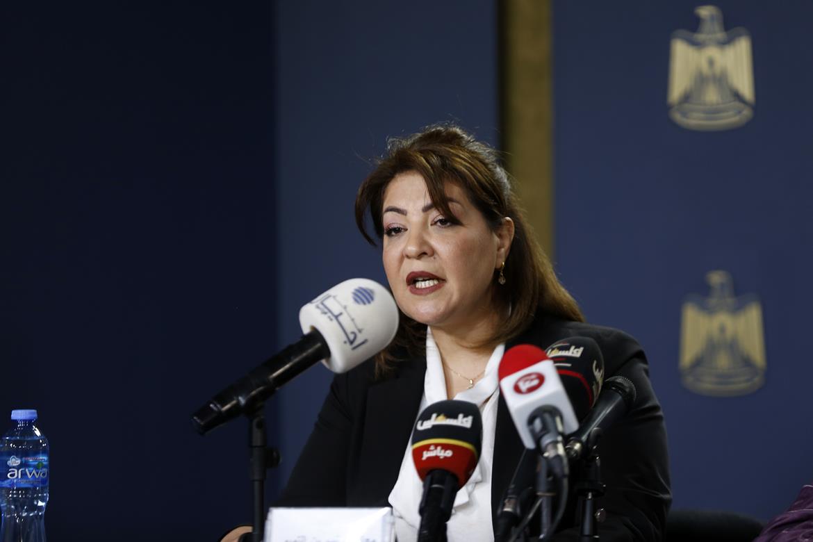 جانب من المؤتمر الصحفي (تصوير: شروق زيد/وفا)