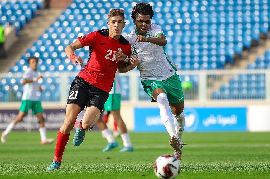 جانب من المباراة