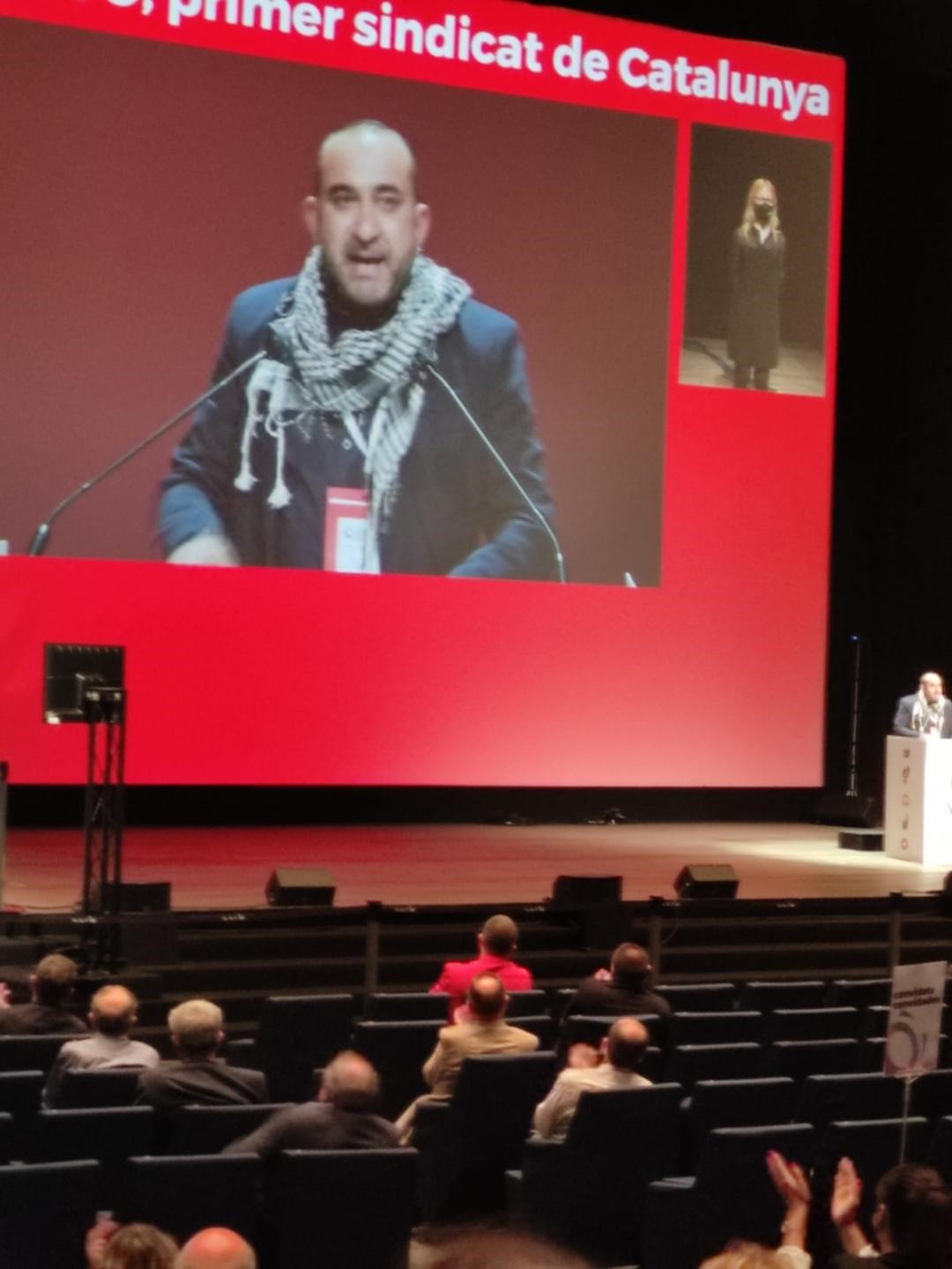 الصورة/ السكرتير العام لنقابة العمال CCOO خابير باشيكو