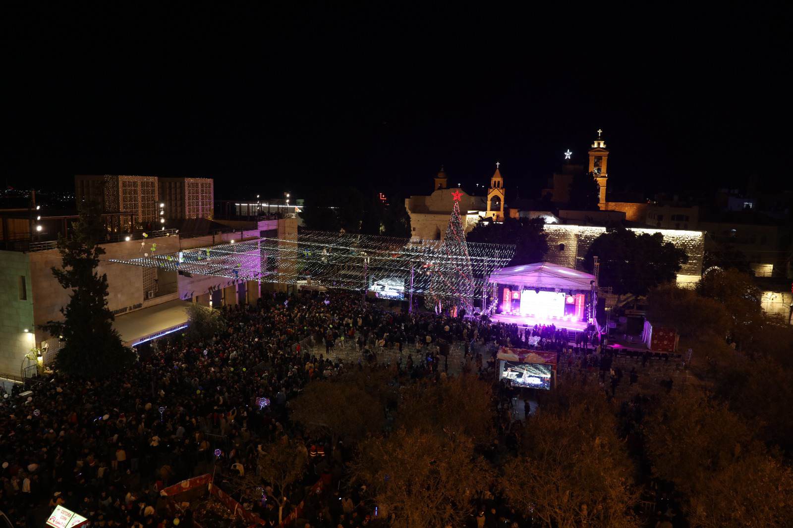 جانب من الاحتفال (تصوير: أحمد مزهر/وفا)