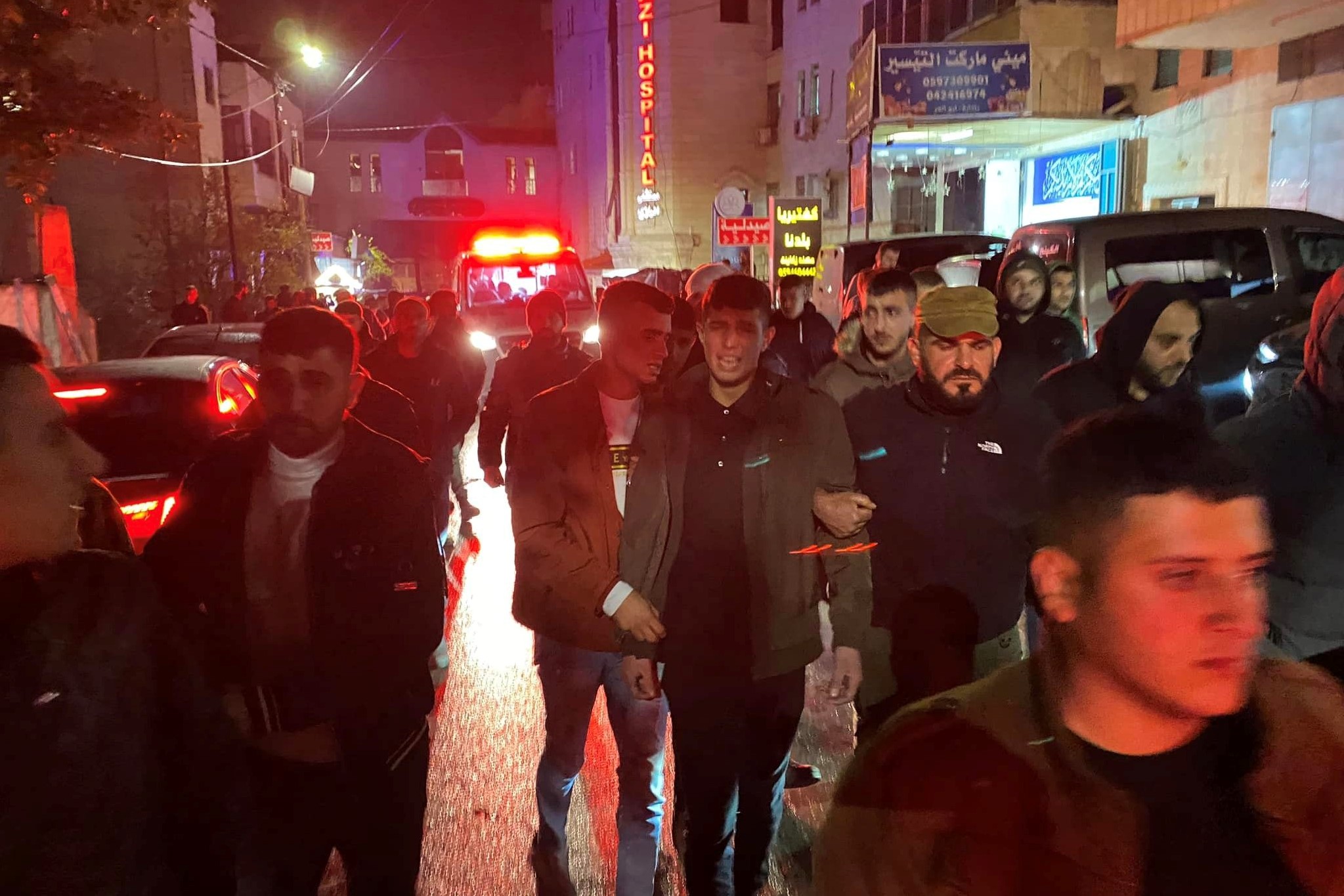 جانب من التظاهرة (تصوير: ثائر أبو بكر/وفا)