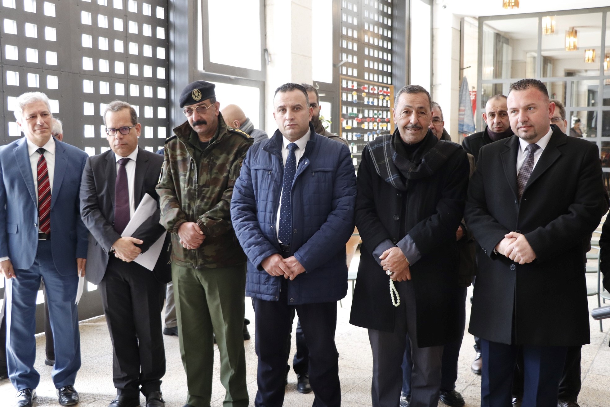 جانب من افتتاح المعرض 