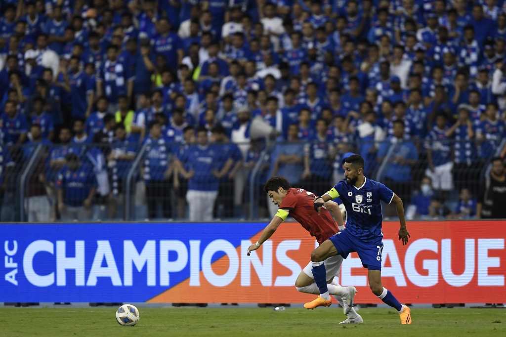 جانب من المباراة (تصوير: أ ف ب)