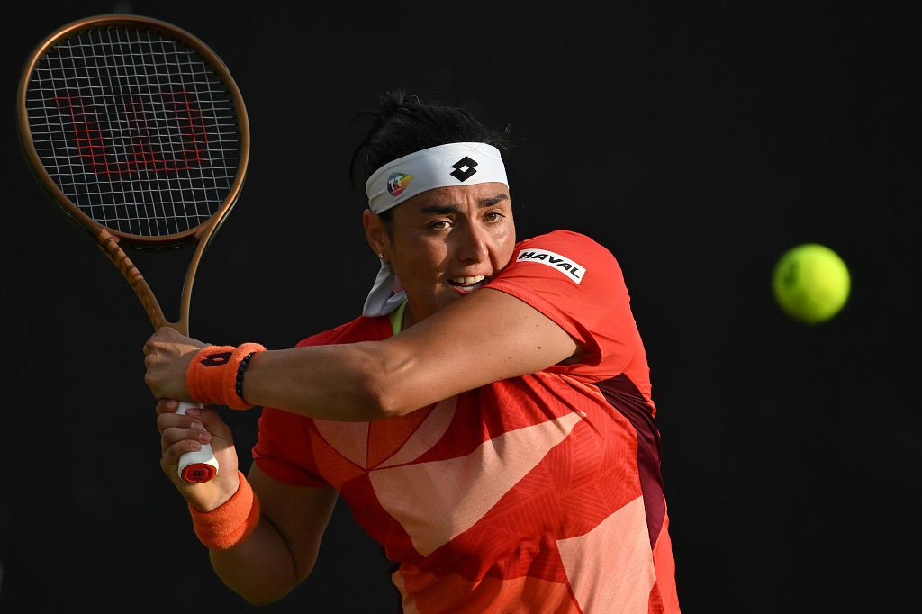 نجمة كرة المضرب التونسية أنس جابر (أرشيف: أ ف ب)