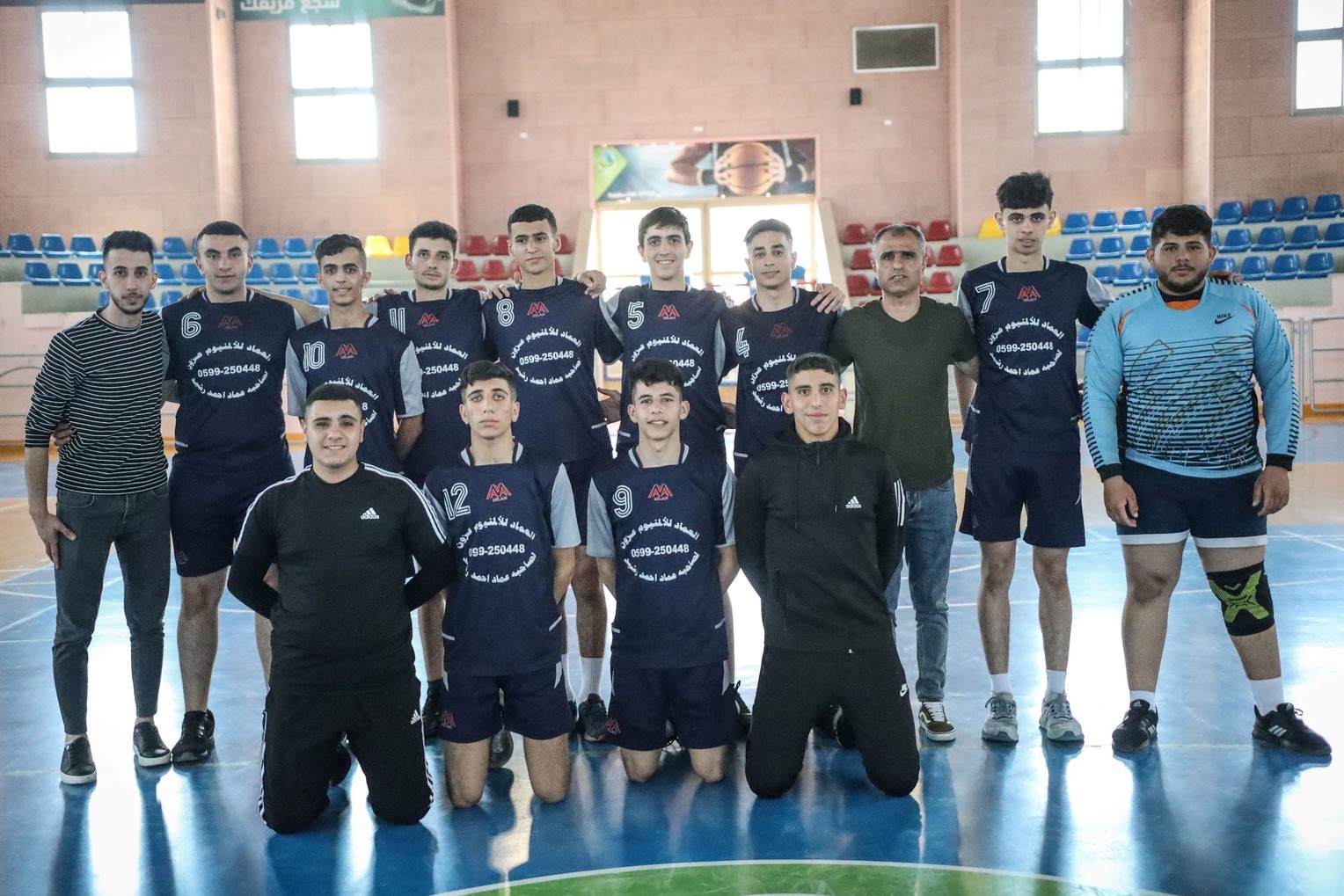 فريق مديرية تعليم قلقيلية لكرة اليد المتوّج بلقب الدوري