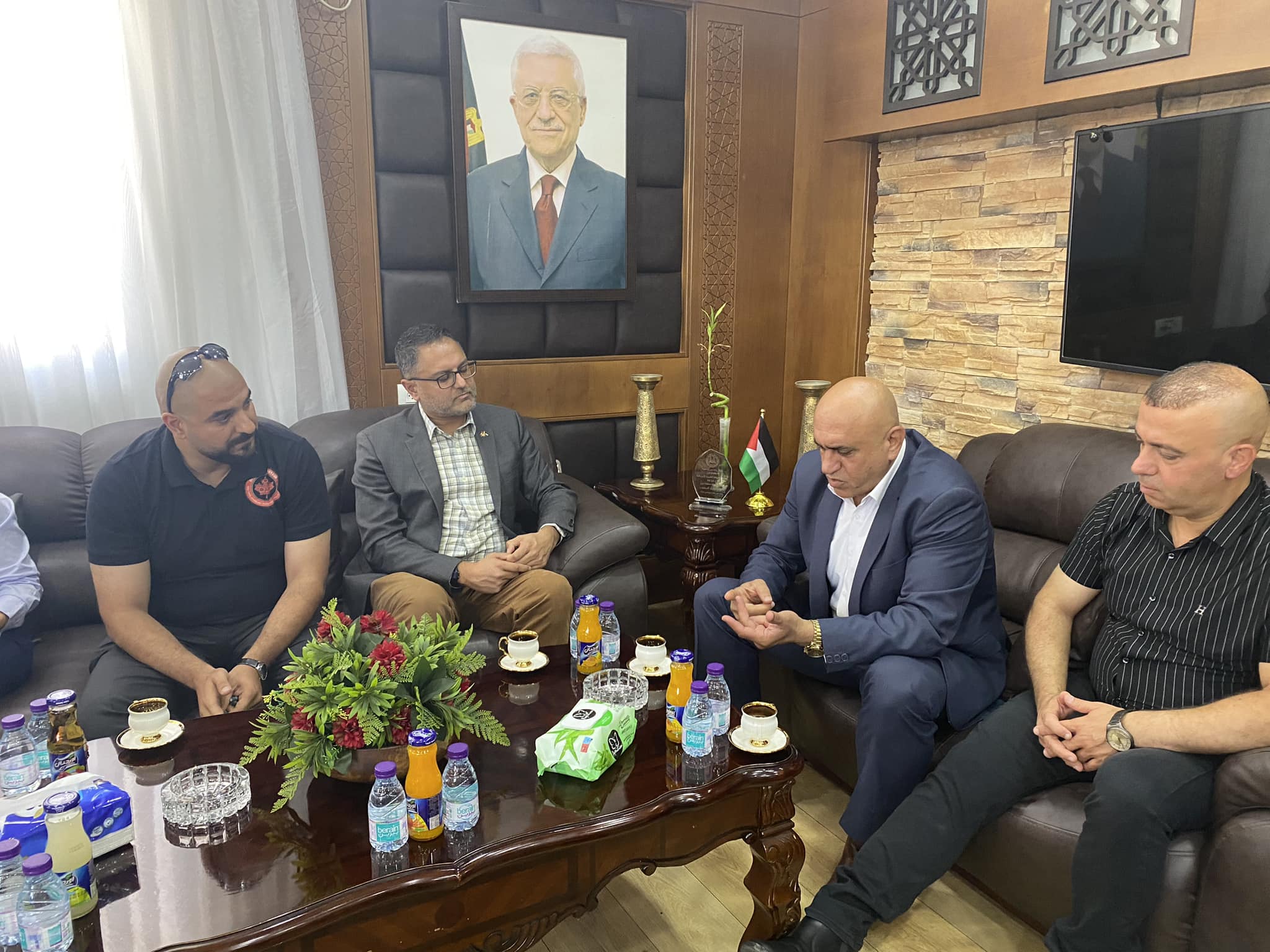 جانب من اللقاء. (تصوير ثائر أبو بكر/وفا)