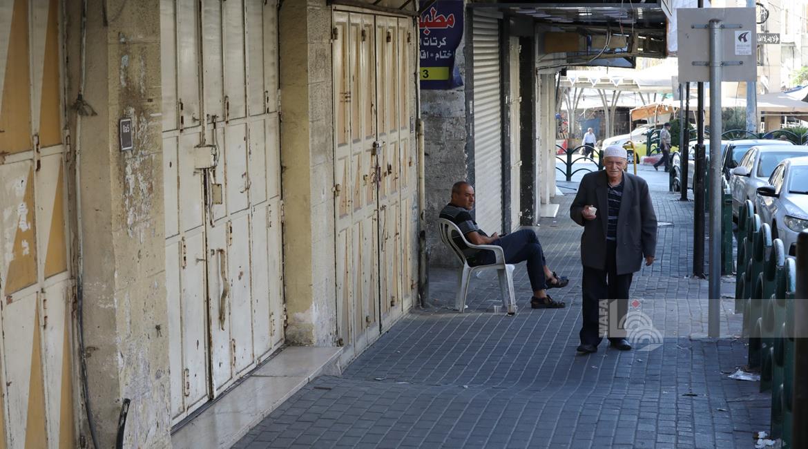 الاضراب يعم محافظة الخليل (تصوير: مشهور وحواح/وفا)