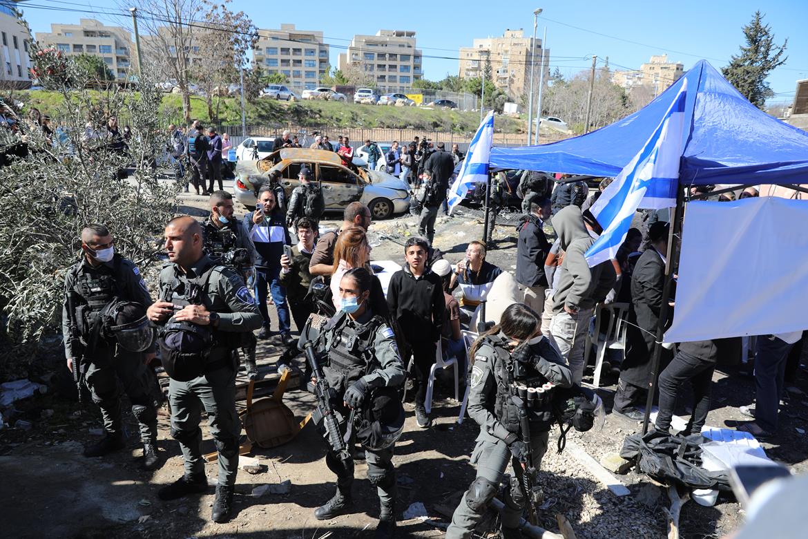 اعتداءات قوات الاحتلال والمستوطنين على أهالي حي الشيخ جرّاح في القدس المحتلة (تصوير: وفا)
