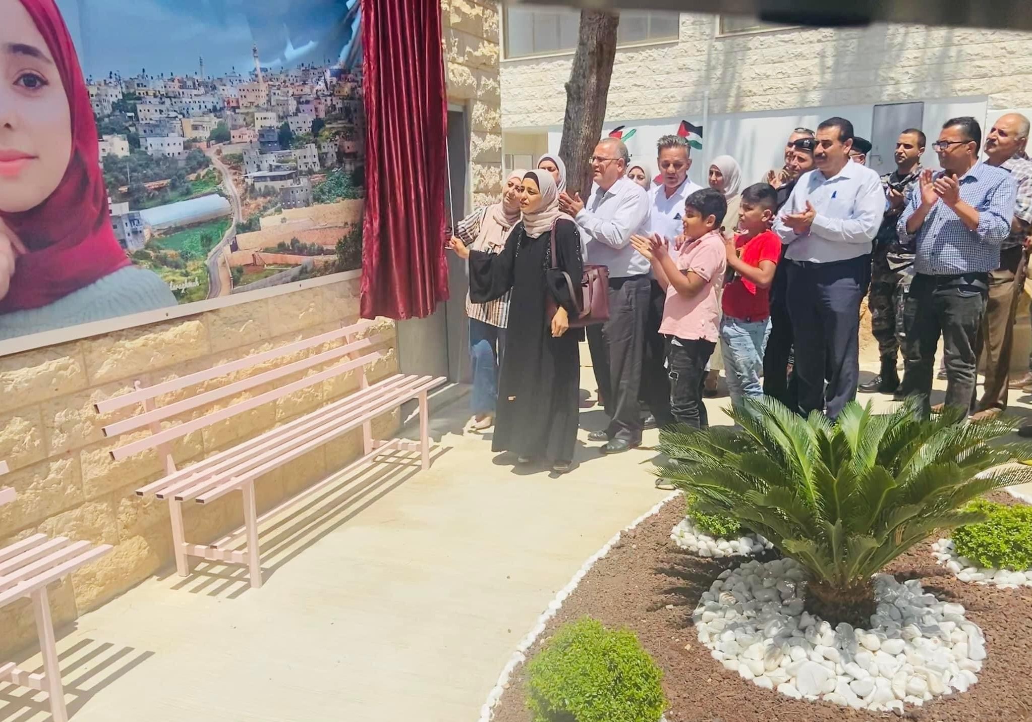 جانب من افتتاح الحديقة