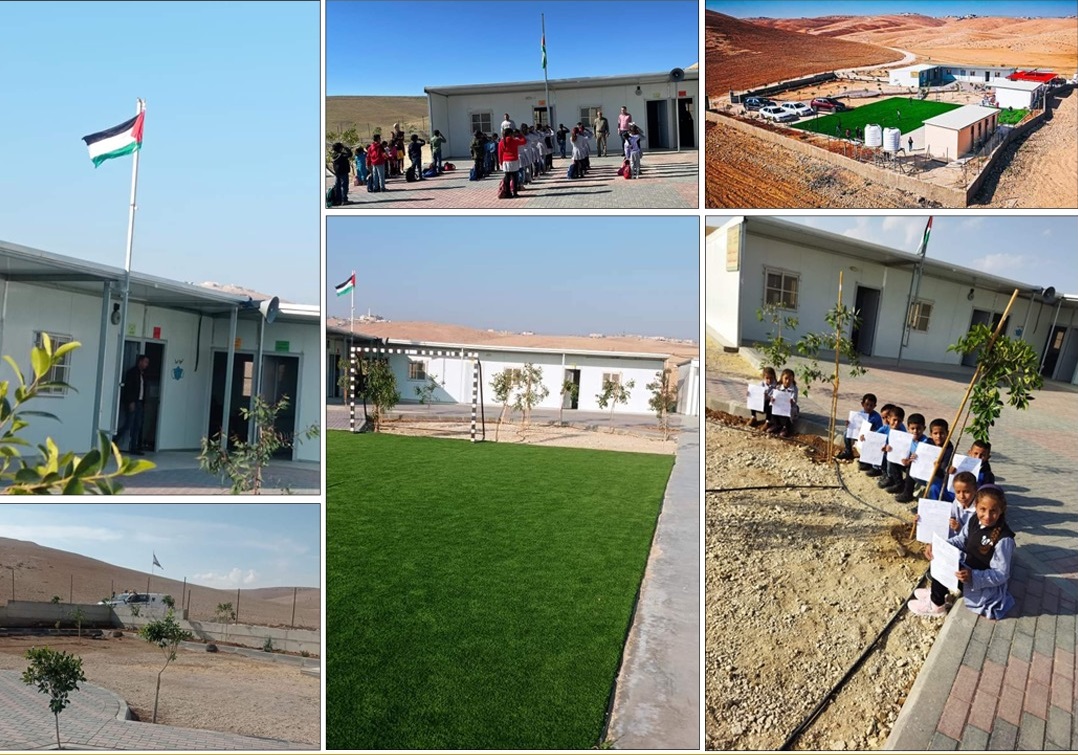 مدرسة أم قصة الأساسية المختلطة المهددة بالهدم من الاحتلال