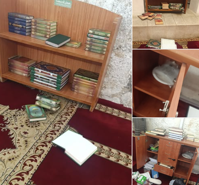 الاحتلال يعبث بمحتويات المصلى القديم في المسجد الأقصى 