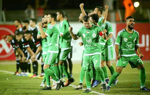 جانب من مباراة سابقة للظاهرية