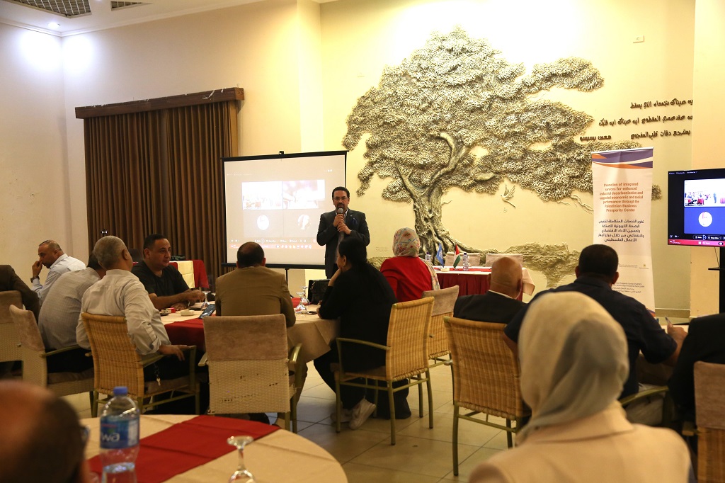 جانب من الورشة (تصوير: خضر الزعنون/وفا)