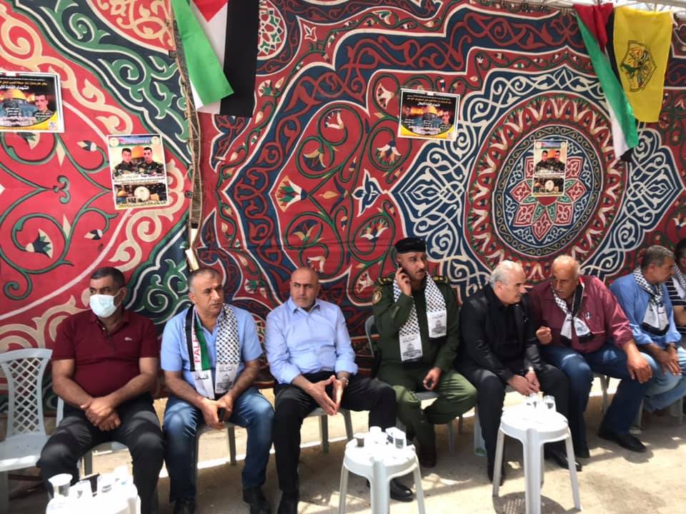 جانب من بيت العزاء (عدسة: ثائر أبو بكر "وفا")