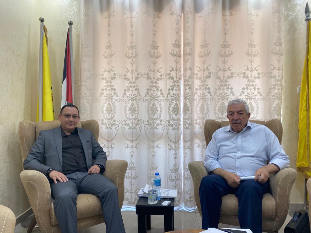 العالول لدى استقباله سفير نيكاراغوا لدى فلسطين