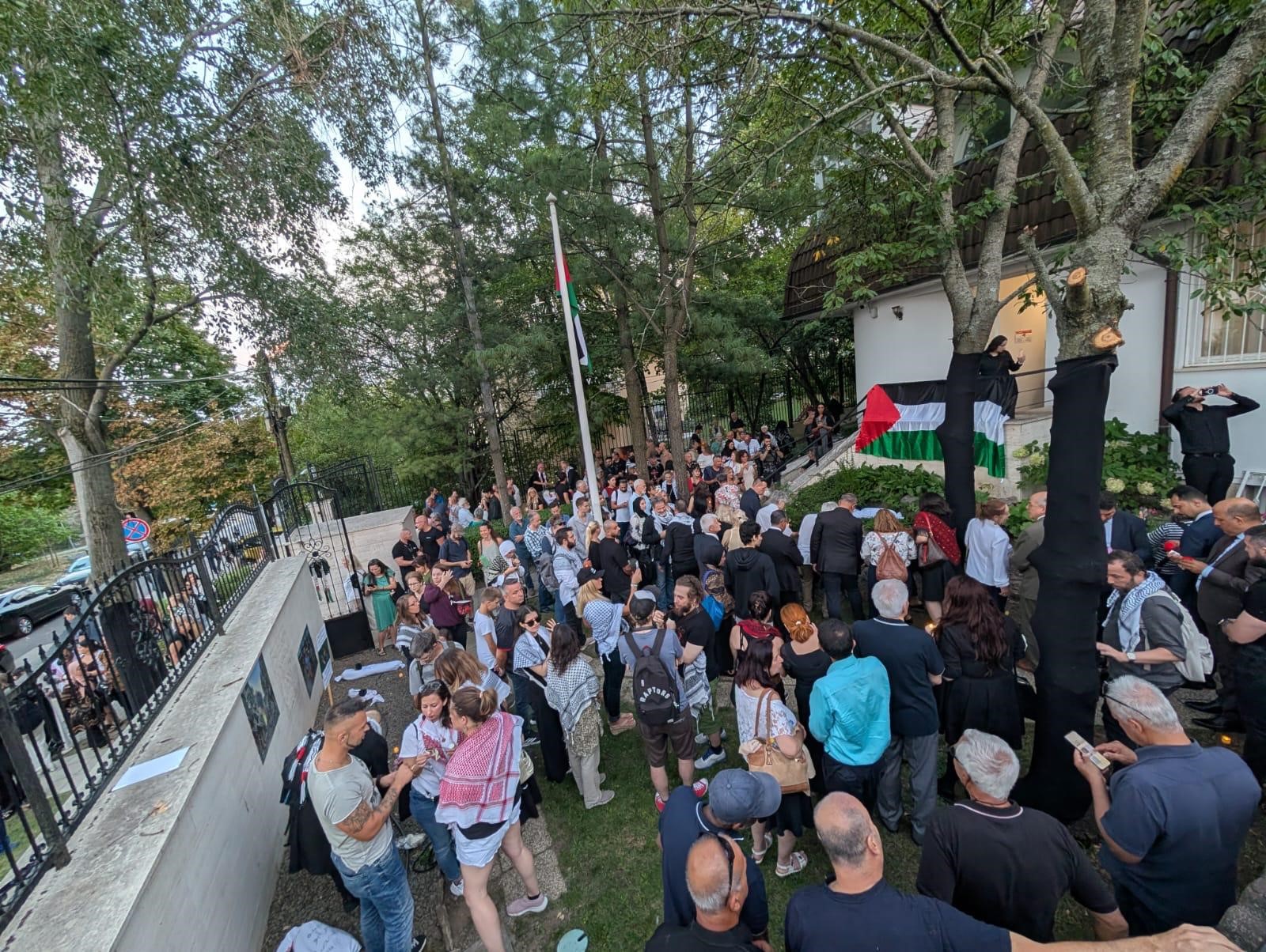 جانب من الوقفة