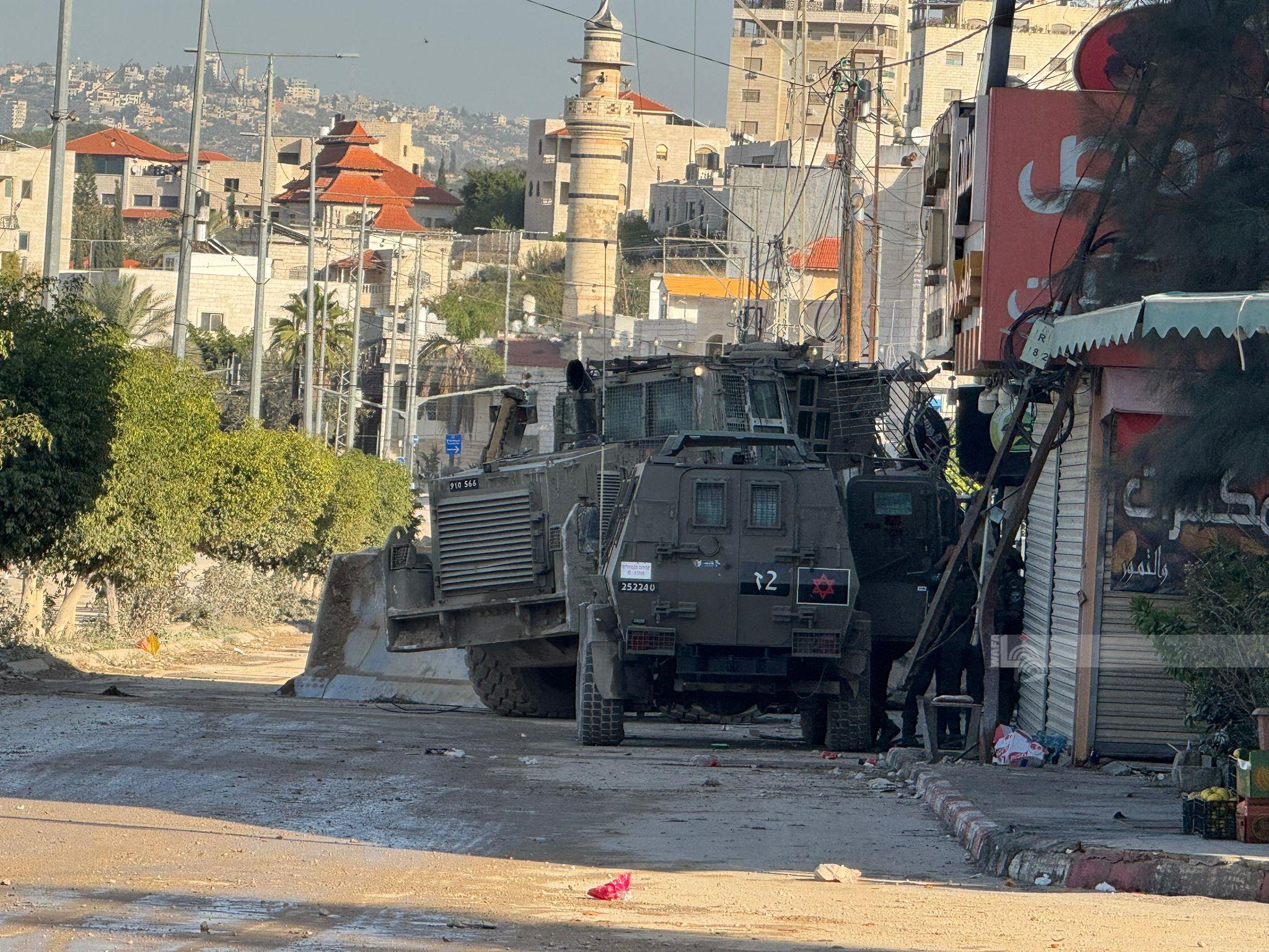 جانب من عدوان سابق للاحتلال على مدينة طولكرم