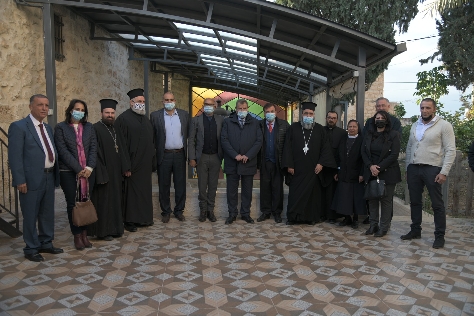 جانب من افتتاح المشروع