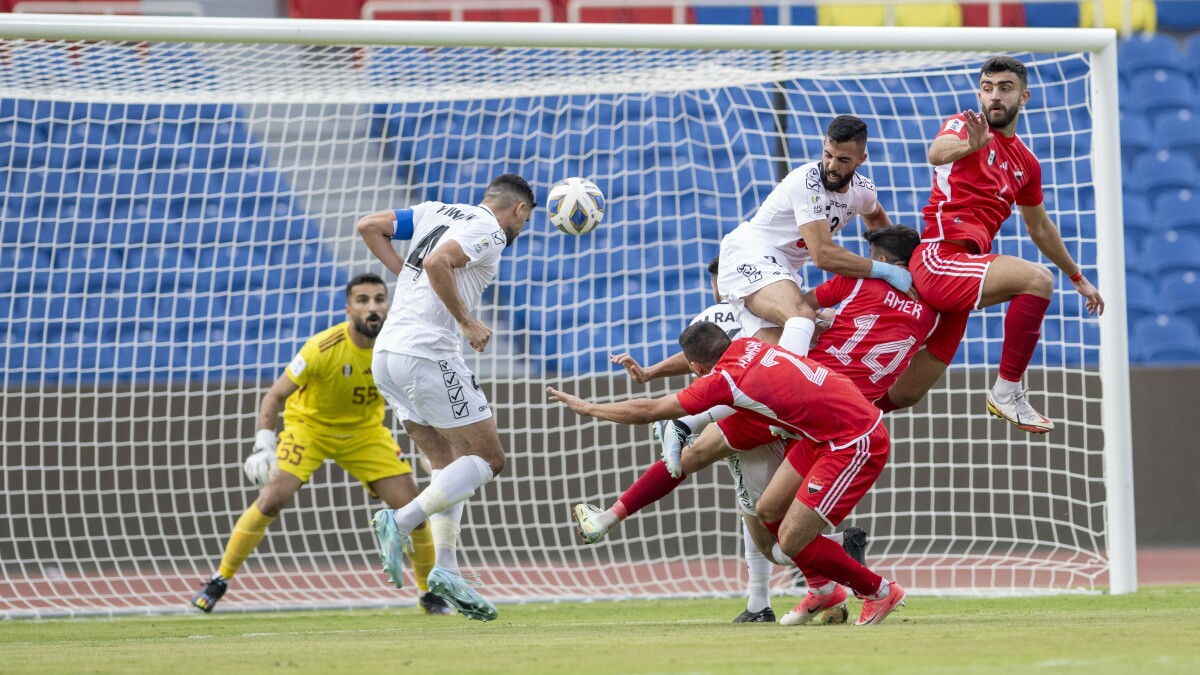 جانب من المباراة