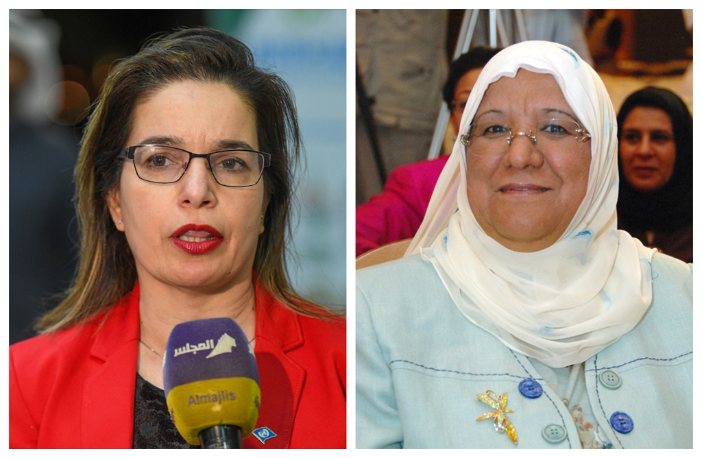 الدكتورة معصومة مبارك والدكتورة أميرة الحسن