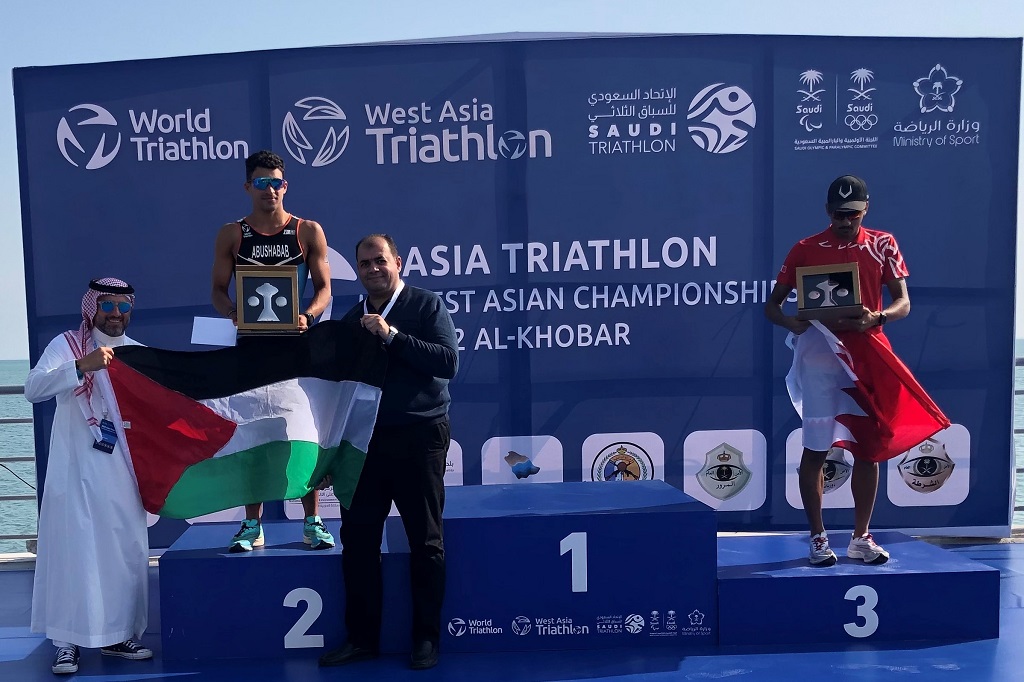 جانب من التتويج-(تصوير: نظمي العرقان/وفا)