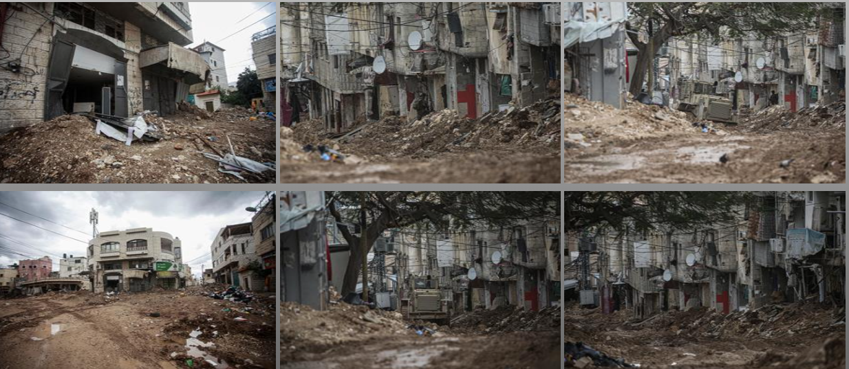 الاحتلال يواصل عمليات هدم وتدمير في مخيم طولكرم (تصوير: وفا)