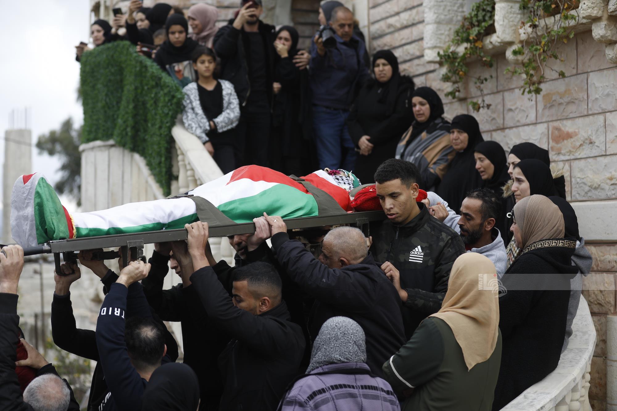 تشييع الشهيد أسيد الريماوي (عدسة: حمزة شلش/ وفا)