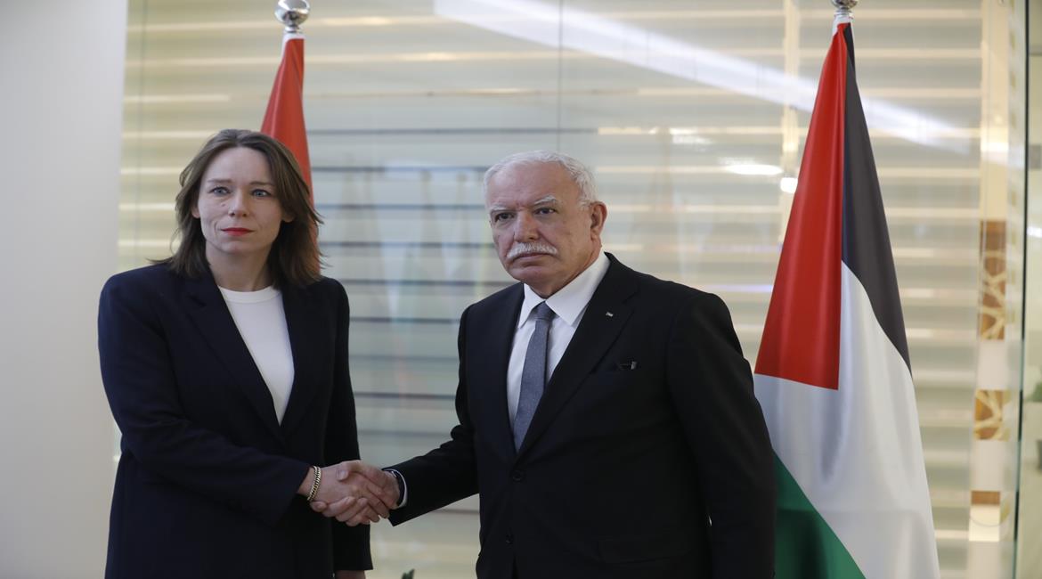 المالكي ونظيرته الهولندية (عدسة بهاء نصر/وفا)