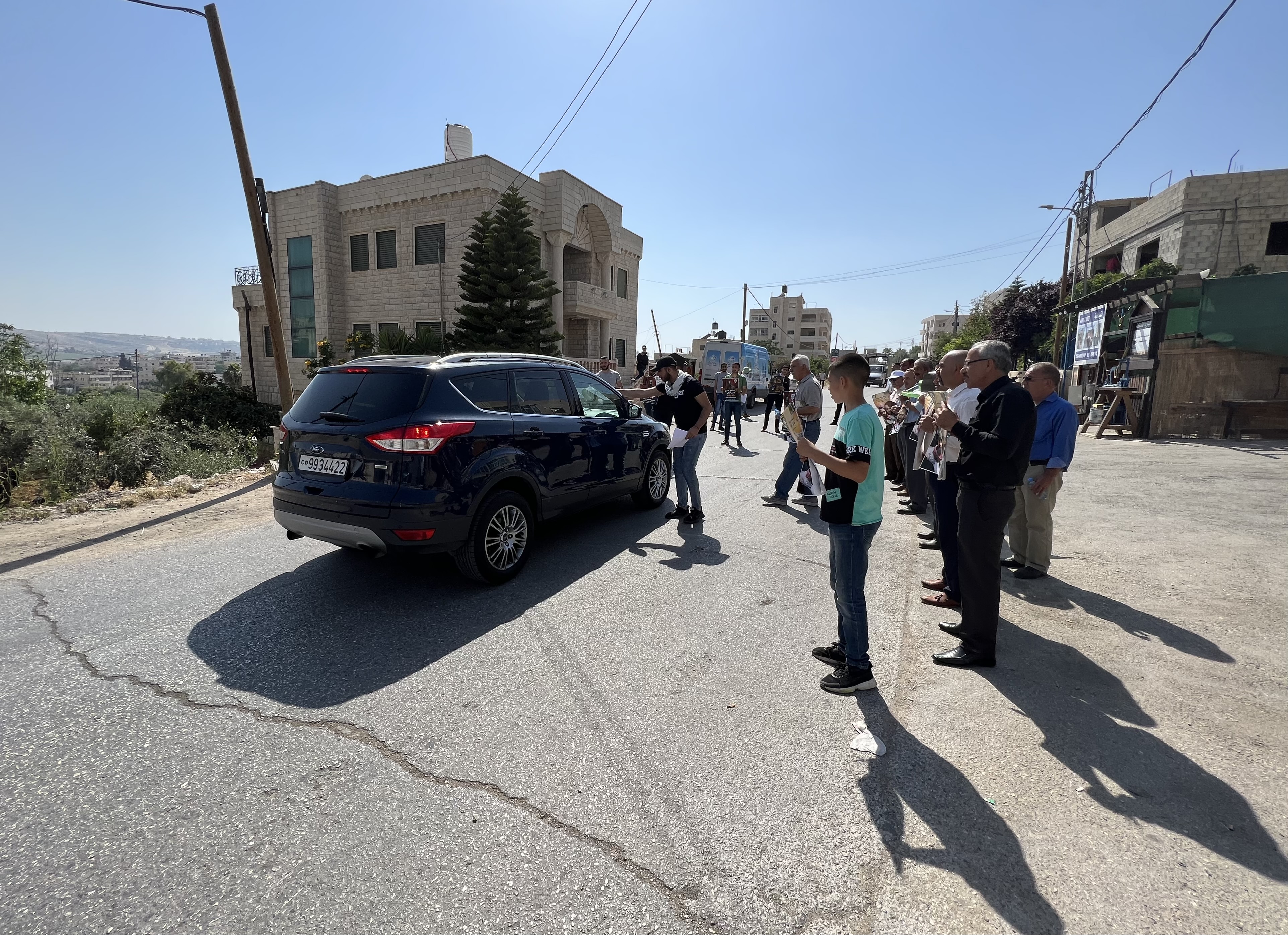 جانب من الاعتصام