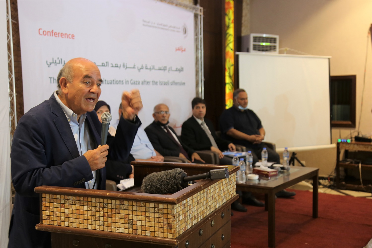 جانب من المؤتمر (عدسة: خضر الزعنون/وفا)