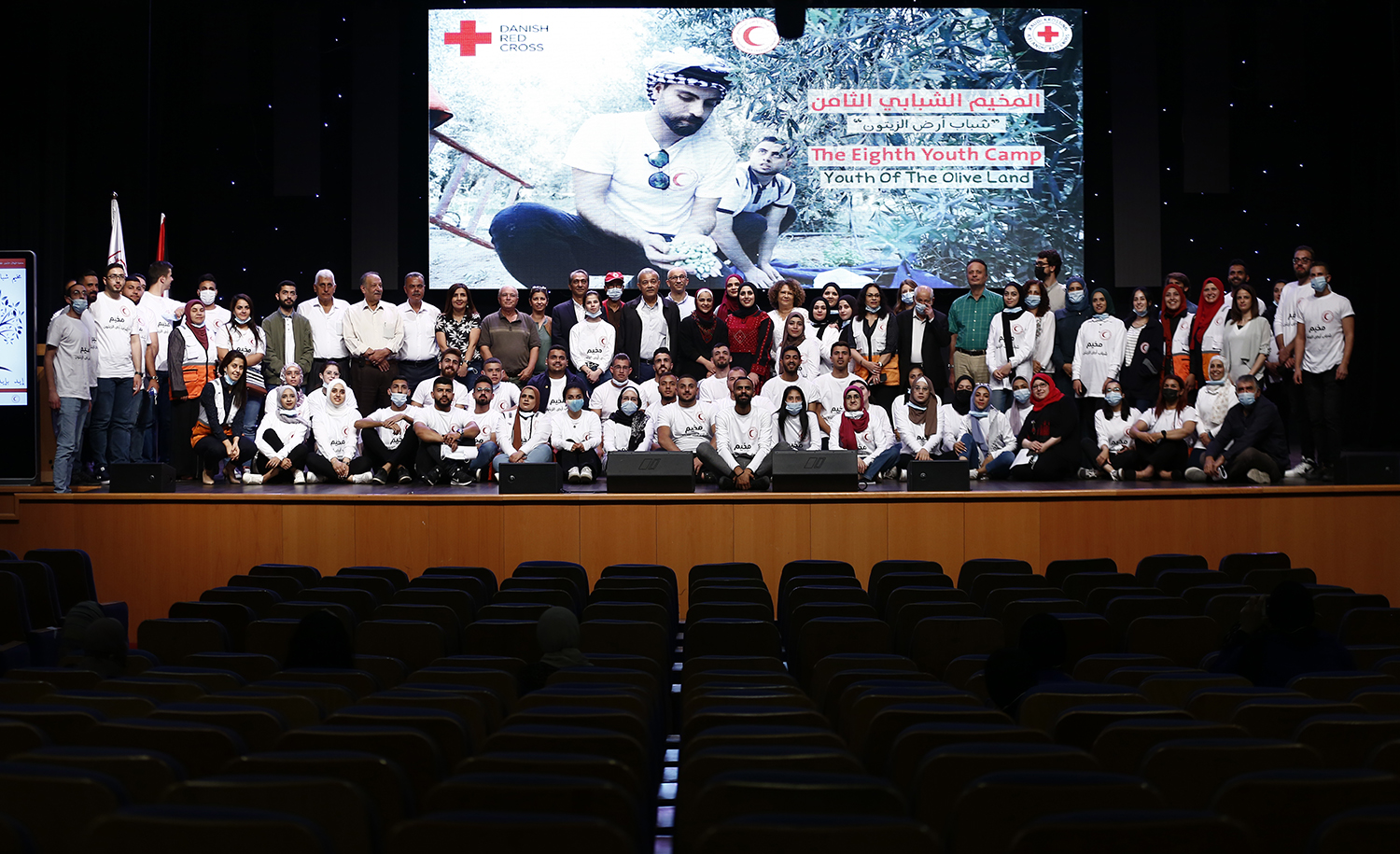 جانب من افتتاح المخيم التطوعي