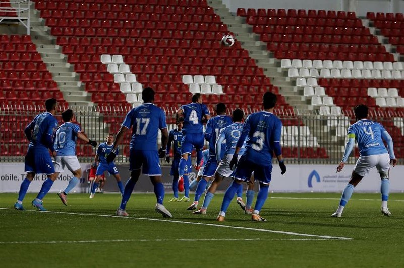 جانب من المباراة (تصوير: محمد نوفل/وفا)