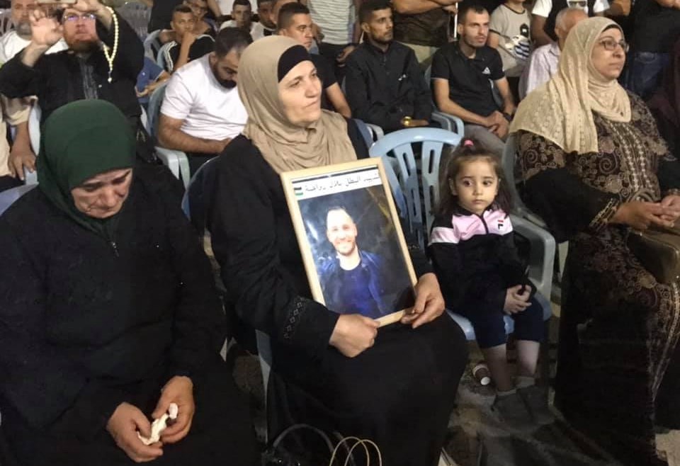 جانب من مهرجان التأبين (عدسة: ثائر أبو بكر/وفا)