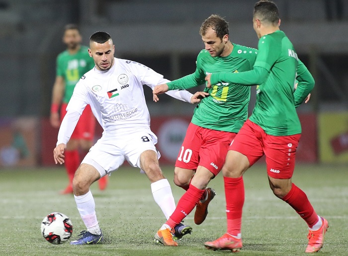 جانب من المباراة