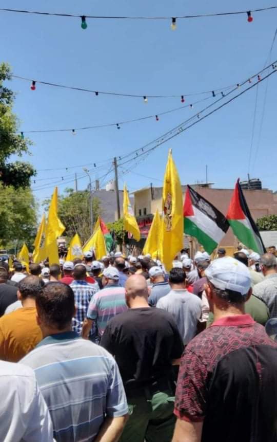 من المسيرة الحاشدة المساندة للرئيس والأجهزة الأمنية