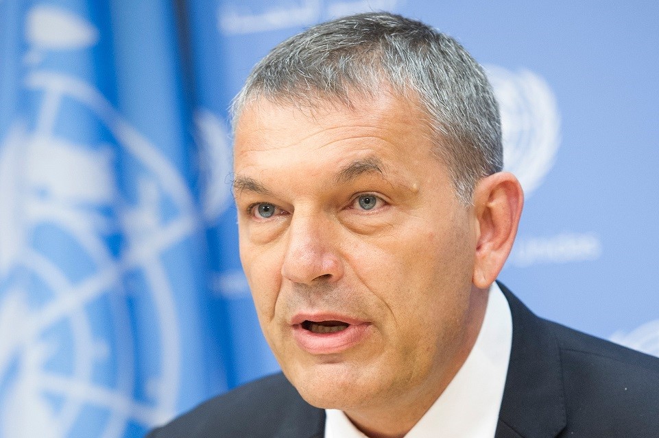 المفوض العام لوكالة إغاثة وتشغيل اللاجئين الفلسطينيين في الشرق الأدنى "الأونروا"، فيليب لازاريني