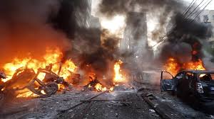 من موقع انفجار خزان المحروقات في بيروت