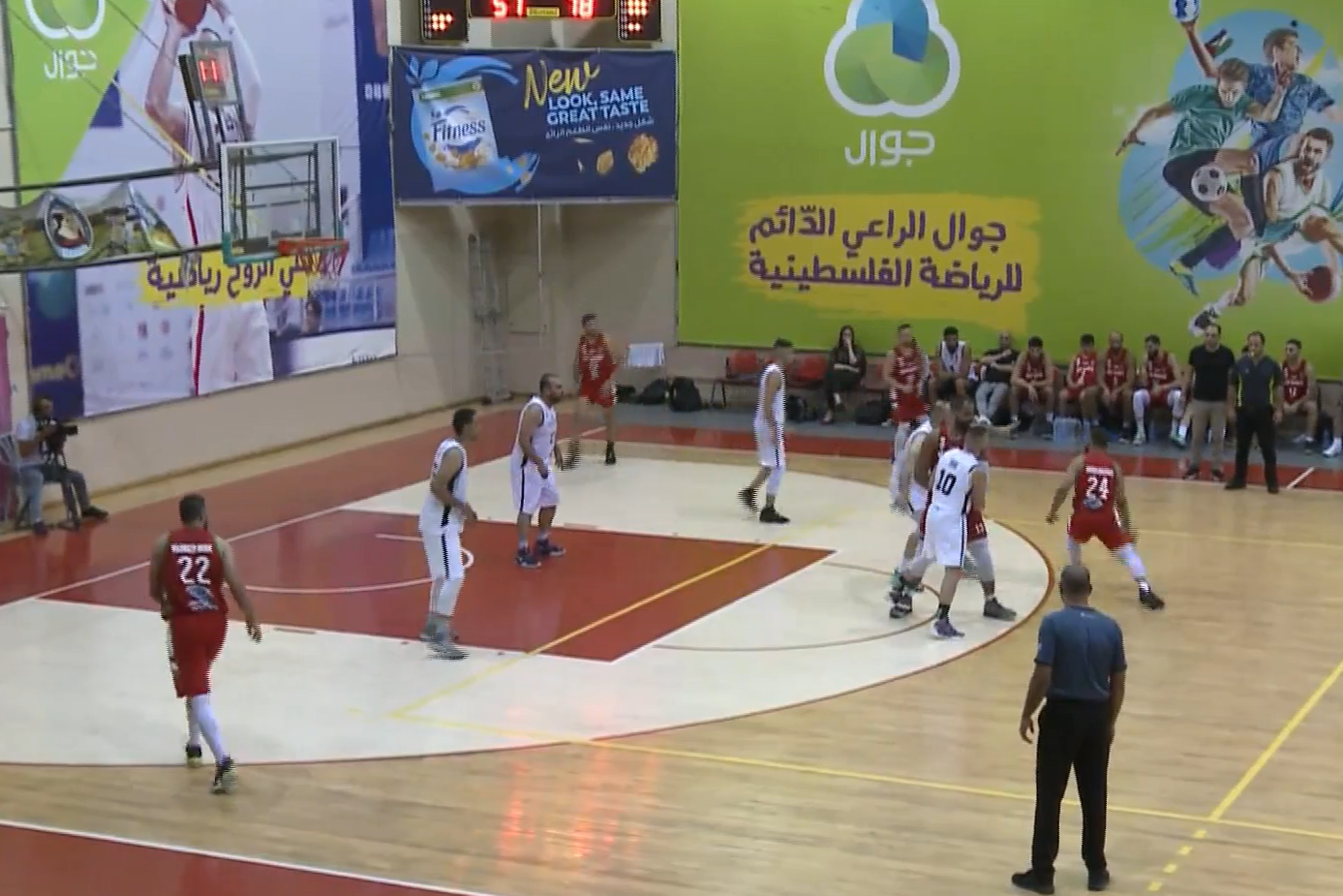 جانب من مباراة أرثوذكسي بيت ساحور وأرثوذكسي رام الله