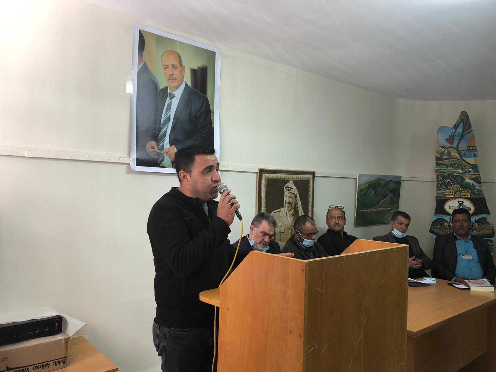 جانب من حفل الاشهار- عدسة: ثائر أبو بكر- "وفا"