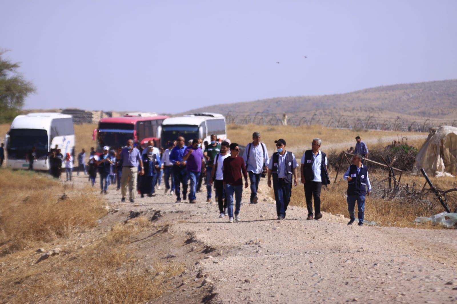 جانب من الجولة الصحفية في الأغوار