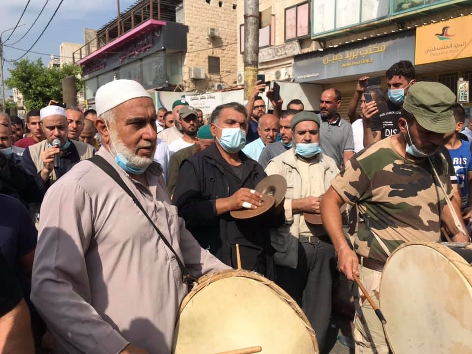 جانب من الاحتفال بذكرى المولد النبوي الشريف في مدينة جنين. (عدسة: ثائر أبو بكر)