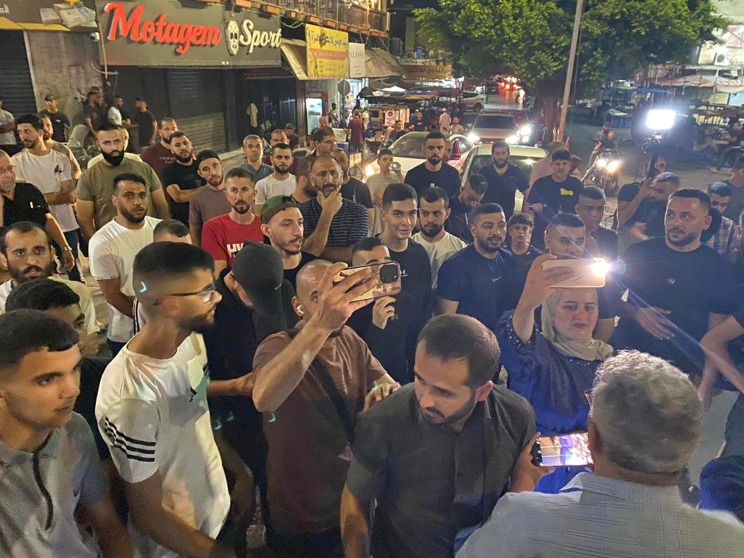 من المسيرة في جنين/ تصوير: ثائر أبو بكر