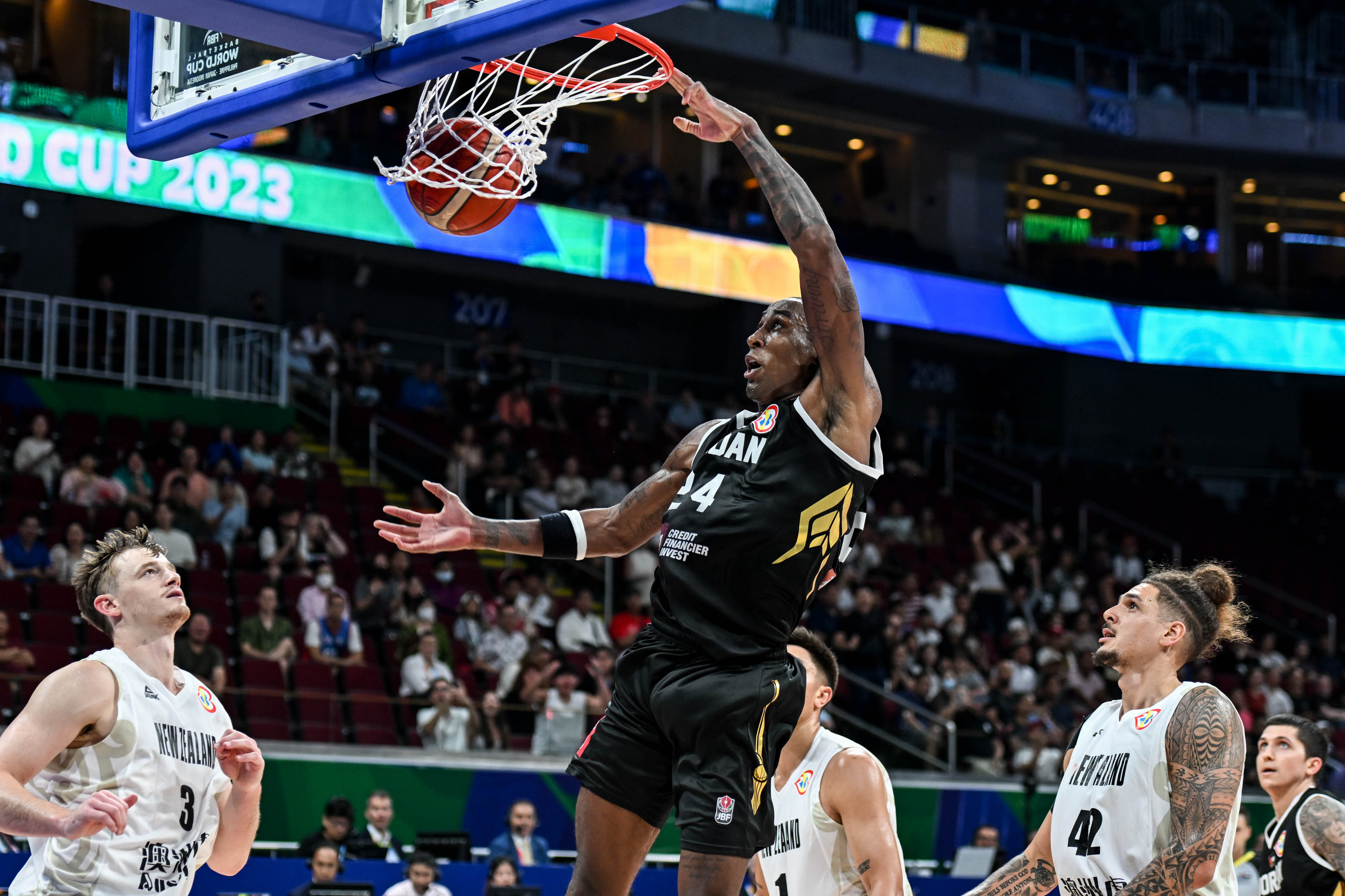 صورة من لقاء الأردن ونيوزيلندا