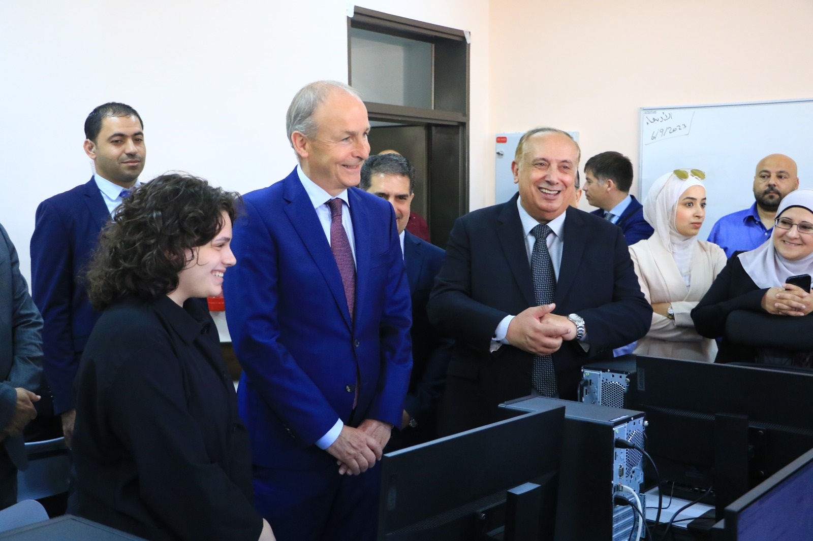 جانب من الزيارة