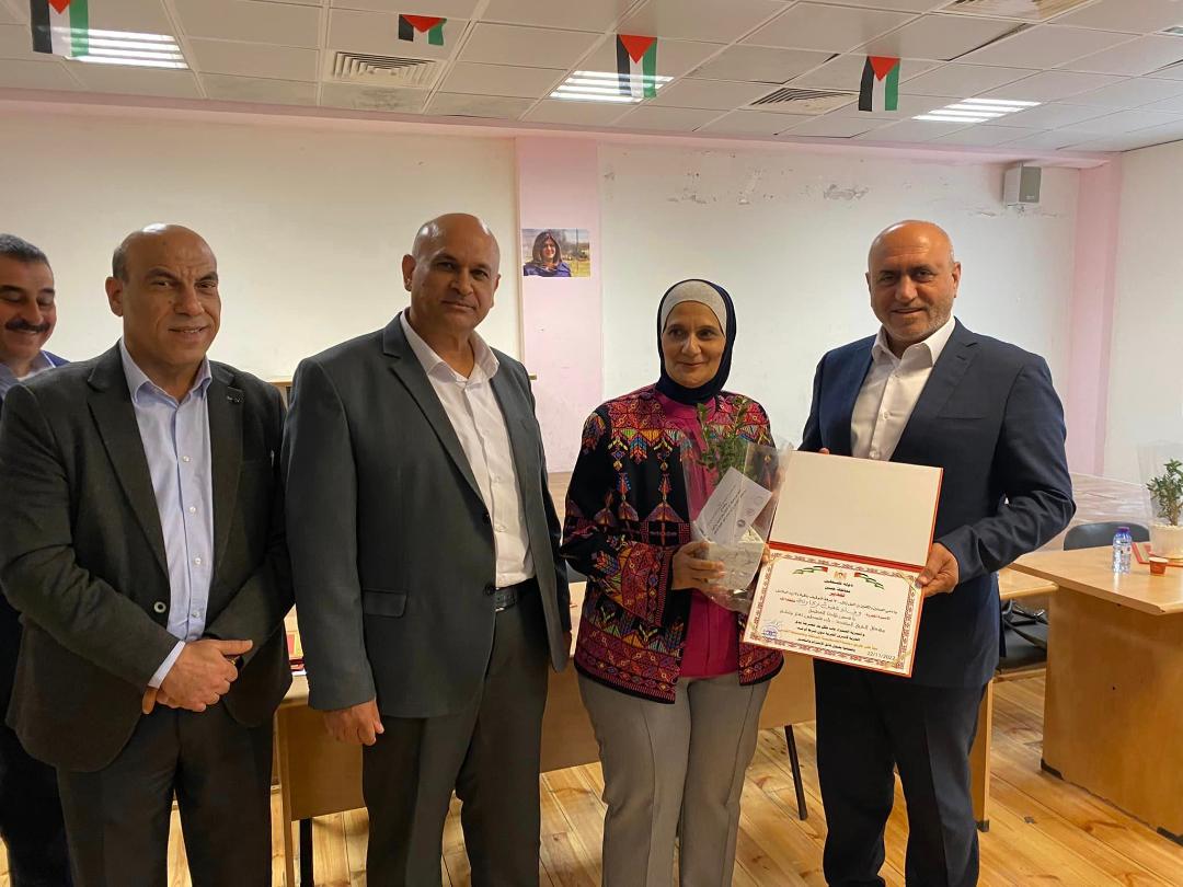 خلال التكريم/ تصوير ثائر أبو بكر 