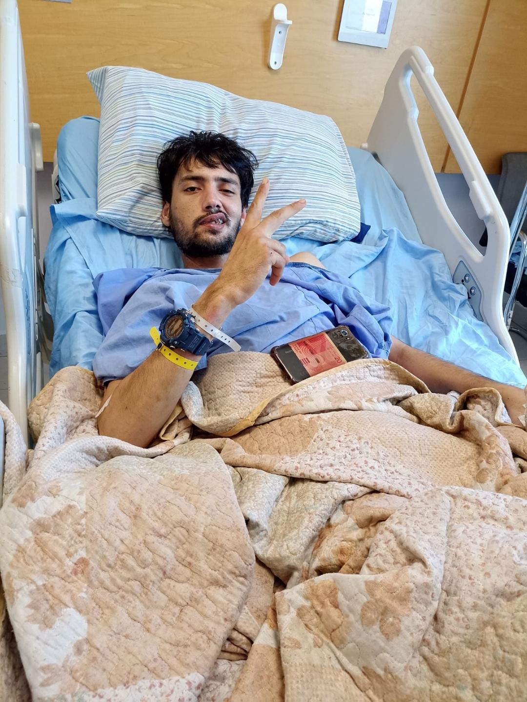 الجريح عامر البعجاوي